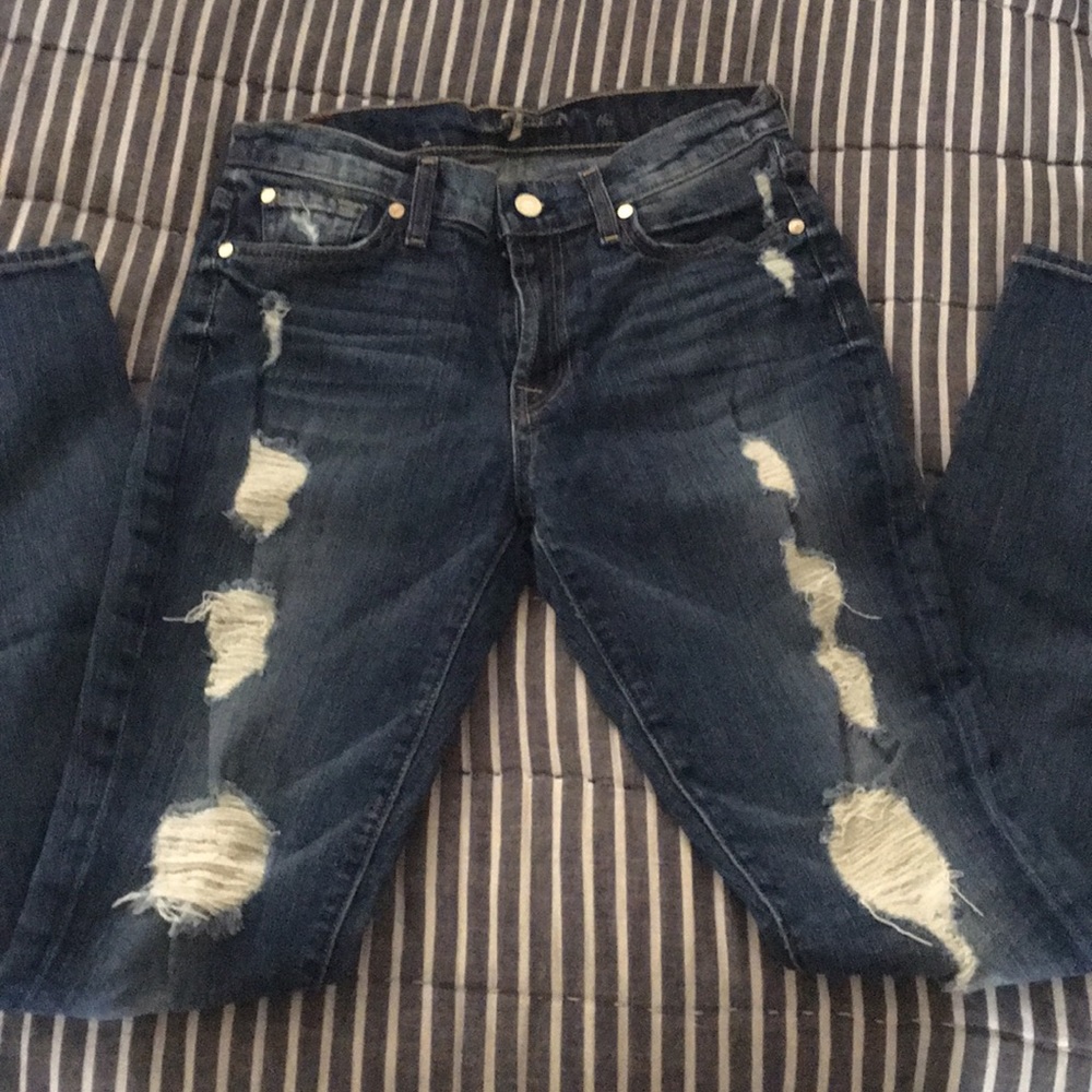 7 for all mankind “the skinny” jeans Sz 27